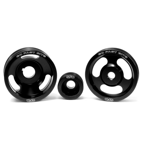 GFB 94-98 Subaru WRX Light-Weight Engine Pulley (Crank/Alternator/Power Steering Pulleys/Belts inc) - 2003