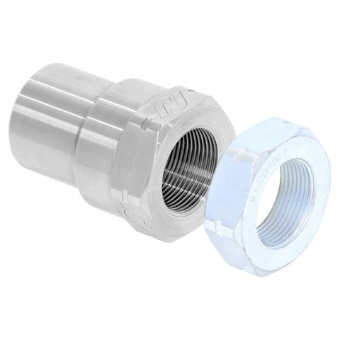 RockJock 1-1/2in -12 Threaded Bung w/ Jam Nut (LH) - RJ-536202-101