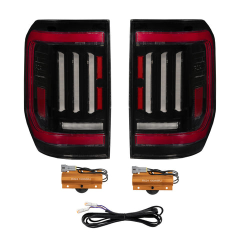 Form Lighting 22-24 Ford Maverick LED Tail Lights Red (pair) - FL0097