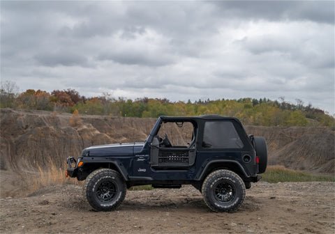 Rampage 97-06 Jeep Wrangler TJ Frameless Trail Soft Top Kit - Black Diamond - 106535
