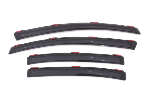 AVS 12-15 Honda Civic Ventvisor In-Channel Front & Rear Window Deflectors 4pc - Smoke - 194462