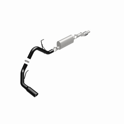 MagnaFlow SYS Cat-Back 11-14 Ford F-150 3.5L V6 EcoBoost 3in Black Single Side Exit Rear 3 Tip - 15364