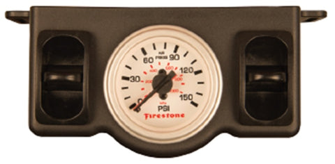 Firestone Pneumatic Dual Pressure Gauge - White Plastic (WR17602574) - 2574