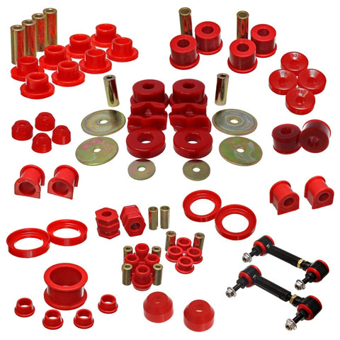 Energy Suspension 97-01 Honda CR-V Master Bushing Set - Red - 16.18116R