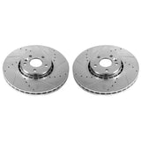 Power Stop 2000 Volvo V70 Front Evolution Drilled & Slotted Rotors - Pair - EBR1283XPR