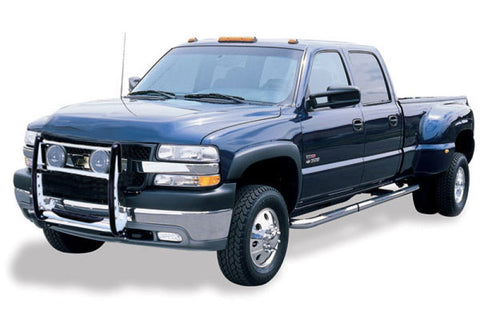 Go Rhino 07-13 Chevrolet Silverado 1500 3000 Series StepGuard - Black (Center Grille Guard Only) - 3163B