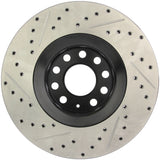 StopTech 05-06 Audi A4 Quattro/ 02-04 A6 Quattro / 99-02 S4 Front Left Slotted & Drilled Rotor - 127.33096L