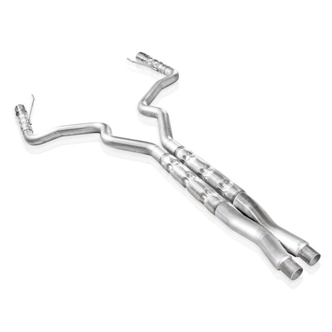 Stainless Works 2015-16 Mustang GT 3in Catback X-Pipe Retro Chambered Mufflers 3in Cores - M15CBX-LMF