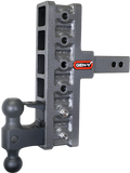 Gen-Y Mega Duty 2in Shank 7.5in Offset Drop 16K Hitch w/GH-051 Dual-Ball/GH-032 Pintle Lock - GH-226