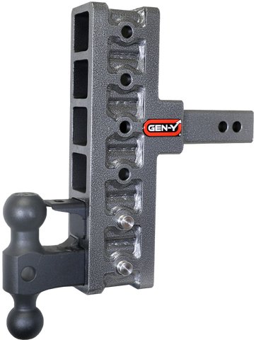 Gen-Y Mega Duty 2in Shank 7.5in Offset Drop 16K Hitch w/GH-051 Dual-Ball/GH-032 Pintle Lock - GH-226