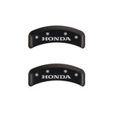 MGP 4 Caliper Covers Engraved Front & Rear Honda Red finish silver ch - 20076SHONRD