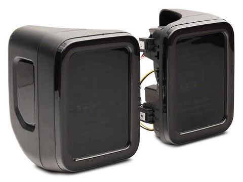 Raxiom 20-23 Jeep Gladiator JT LED Tail Lights- Blk Housing (Smoked Lens) - JG8026