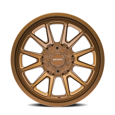 Mayhem 8116 Intrepid 20x9 / 5x127/139.7 BP / 0mm Offset / 87mm Hub Matte Bronze Wheel - 8116-2952MZ