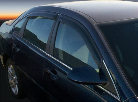 Stampede 2006-2013 Chevy Impala Tape-Onz Sidewind Deflector 4pc - Smoke - 6083-2