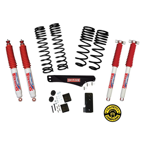 Skyjacker 2007-2017 Jeep Wrangler 4 Door (JK) 2-2.5in Suspension Lift Kit w/ Shock - JK25BPHLT