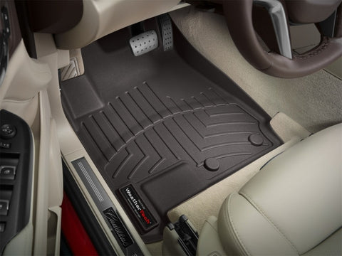 WeatherTech 2010+ Cadillac SRX Front FloorLiners - Cocoa - 475211