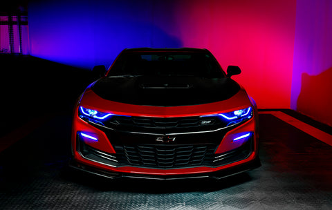 Oracle 19-21 Chevy Camaro SS/RS RGBW+A Headlight DRL Kit - ColorSHIFT w/ BC1 Controller - 1419-335