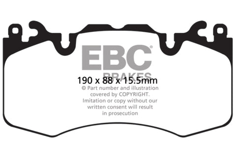 EBC 13+ Land Rover Range Rover 3.0 Supercharged Extra Duty Front Brake Pads - ED92064