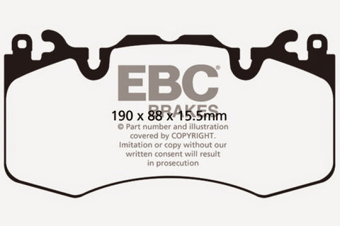 EBC 13+ Land Rover Range Rover 3.0 Supercharged Extra Duty Front Brake Pads - ED92064