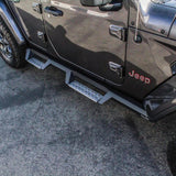 Westin/HDX 2018 Jeep Wrangler JL Unlimited Drop Nerf Step Bars - Textured Black - 56-140652