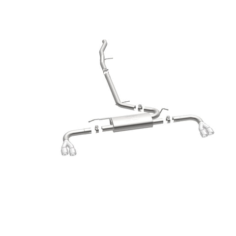MagnaFlow 15-17 GMC Terrain V6 3.6L 409SS Cat-Back Exhaust Quad Split Rear with 3in Polished Tips - 19114