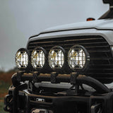 KC HiLiTES SlimLite 8in. LED Stone Guard - Black - 7230