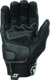 Speed and Strength Twist of Fate Leather Gloves Black/White - Small - 892325
