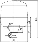 Hella Led Lamp 12/24V Amber Flex Mounting 2Rl - 010979011