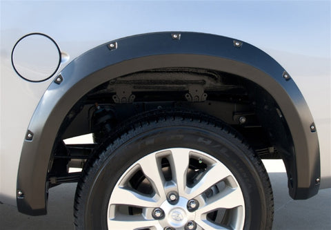 Lund 07-13 Toyota Tundra RX-Rivet Style Smooth Elite Series Fender Flares - Black (2 Pc.) - RX602SB