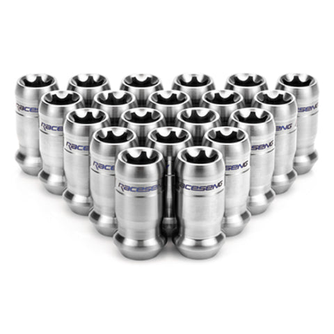 Raceseng TNR-1 Titanium Lug Nut Set - M14x1.5mm - Brushed - 010233BRS20