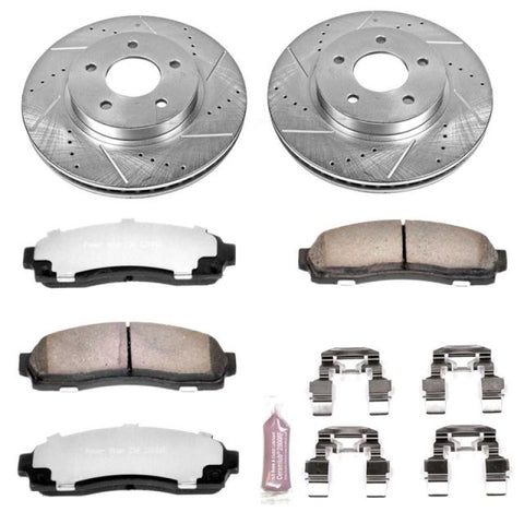 Power Stop 05-06 Chevrolet Equinox Front Z36 Truck & Tow Brake Kit - K1576-36