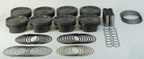 Mahle MS Piston Set GM LS 416ci 4.070in Bore 4in Stk 6.125in Rod .927 Pin -25cc 9.1 CR Set of 8 - 930224770