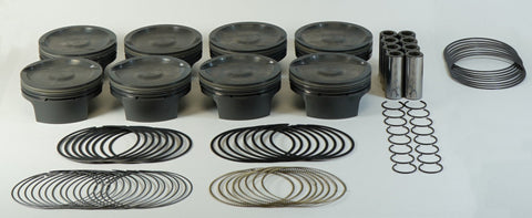 Mahle MS Piston Set GM LS 428ci 4.075in Bore 4.1in Stk 6.125in Rod .927 Pin -8cc 10.8 CR Set of 8 - 930225275