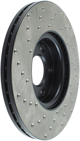 StopTech 07-09 Mazda 3 Left Front Drilled Rotors - 128.45078L