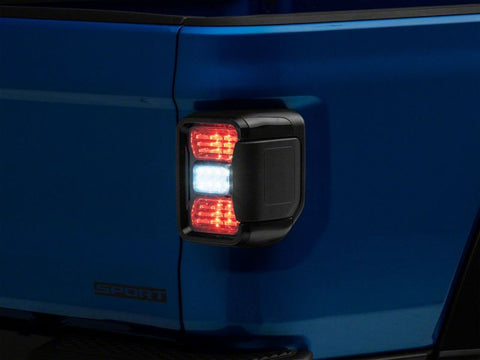 Raxiom 20-23 Jeep Gladiator JT Axial Series LED Tail Lights- Blk Housing (Smoked Lens) - JG10568