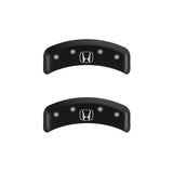 MGP 4 Caliper Covers Engraved Front Honda Engraved Rear H Logo Red finish silver ch - 20076SHOHRD