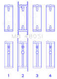 King Buick 90-96 L27 V6 Main Bearing Set - MB480si