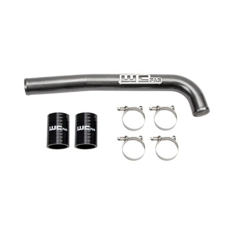 Wehrli 19-23 Cummins 6.7L Upper Coolant Pipe - WCFab Grey - WCF100223-GRY