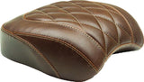 Mustang 18-21 Harley Fat Bob Wide Tripper Passenger Seat - Brown - 83015