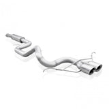 Stainless Works 2013-18 Ford Focus ST 3in Catback Vintage Round Muffler 4in Tips - FC13CB-RT
