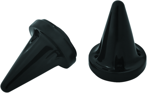 Kuryakyn Stiletto End Caps Grips Black - 6359