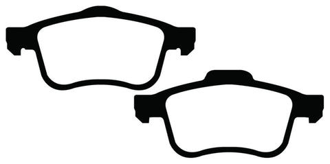 EBC 13+ Fiat 500L 1.4 Turbo Ultimax2 Front Brake Pads - UD1721