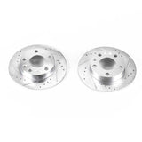 Power Stop 02-06 Audi A4 Rear Evolution Drilled & Slotted Rotors - Pair - EBR655XPR