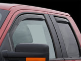 WeatherTech 2004 Ford F-150 SuperCrew Front & Rear Side Window Deflectors - Dark Tint - 84697IM