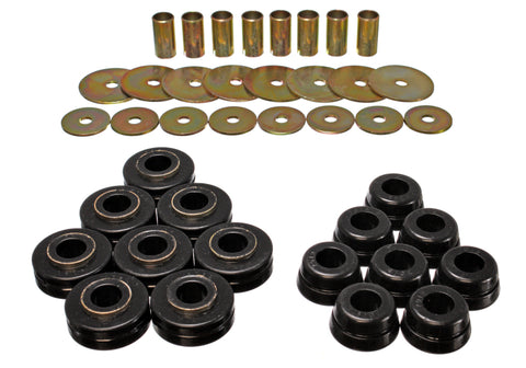 Energy Suspension Scout Ii Body Mounts - Black - 6.4101G