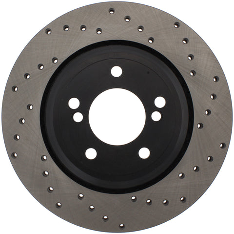 StopTech 01-07 BMW M3 (E46) / 00-04 M5 (E39) Drilled Left Rear Rotor - 128.34054L