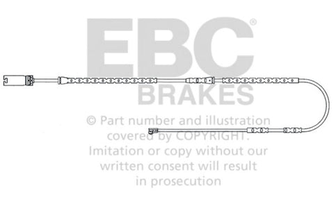EBC 2010-2012 BMW 335xDrive 3.0L Twin Turbo (E92) Front Wear Leads - EFA135