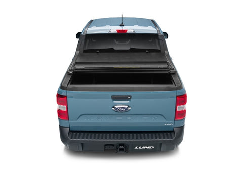 Lund 22-23 Ford Maverick (4.5ft Bed) Hard Fold Tonneau Cover - Black - 969380