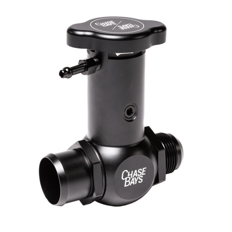 Chase Bays 1.38in (35mm) Hose / 1.50in (38mm) Hose Raised Inline Filler Neck w/Cap - CB-IFN-150-138-RADCAP-A