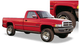Bushwacker 94-01 Dodge Ram 1500 Fleetside Extend-A-Fender Style Flares 4pc 78.0/96.0in Bed - Black - 50902-11